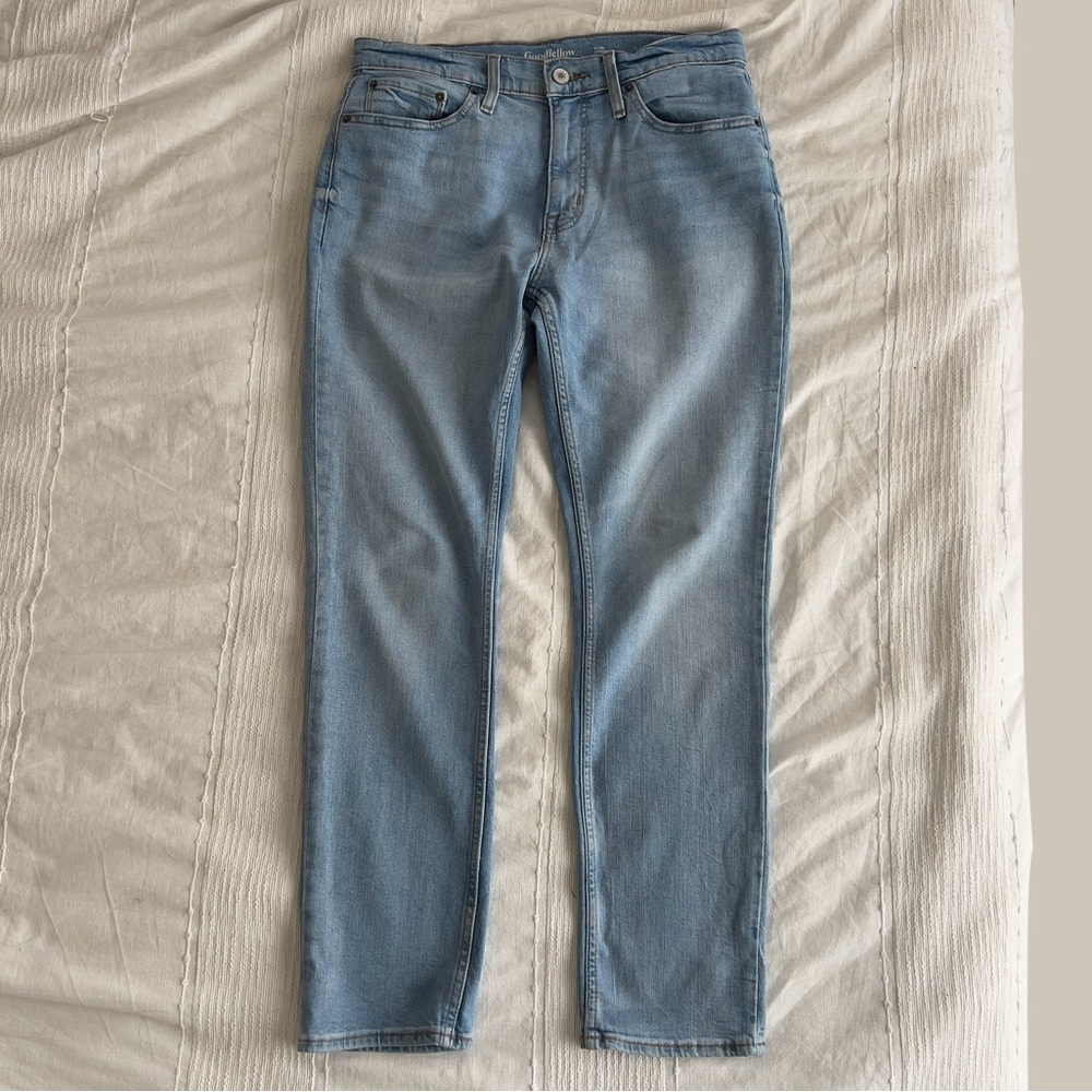 Goodfellow & Co Fair Trade Light Wash Slim Jeans 32x30